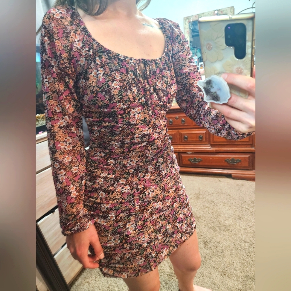 N.Y.L.A Polyester Floral Summer Dress